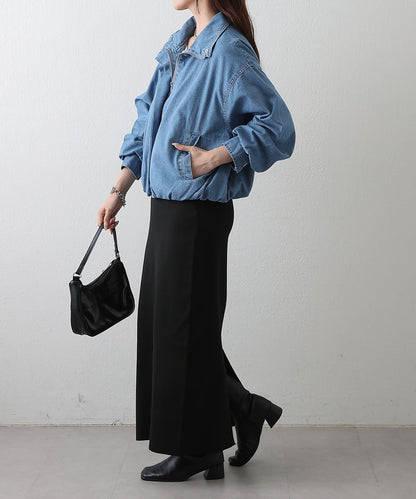 8盎司牛仔立領夾克