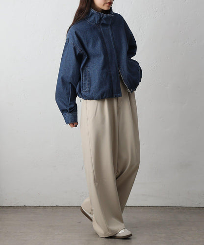 8盎司牛仔立領夾克