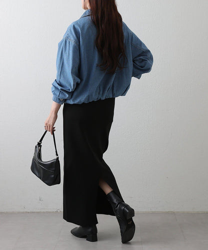 8盎司牛仔立領夾克