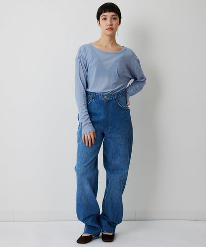 【THE PAUSE】透視羅紋長袖T恤