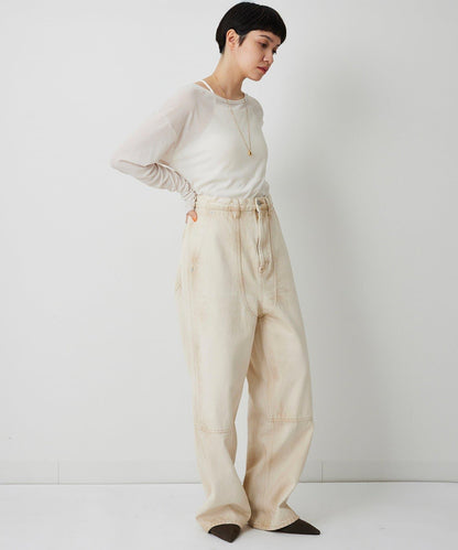 【THE PAUSE】透視羅紋長袖T恤