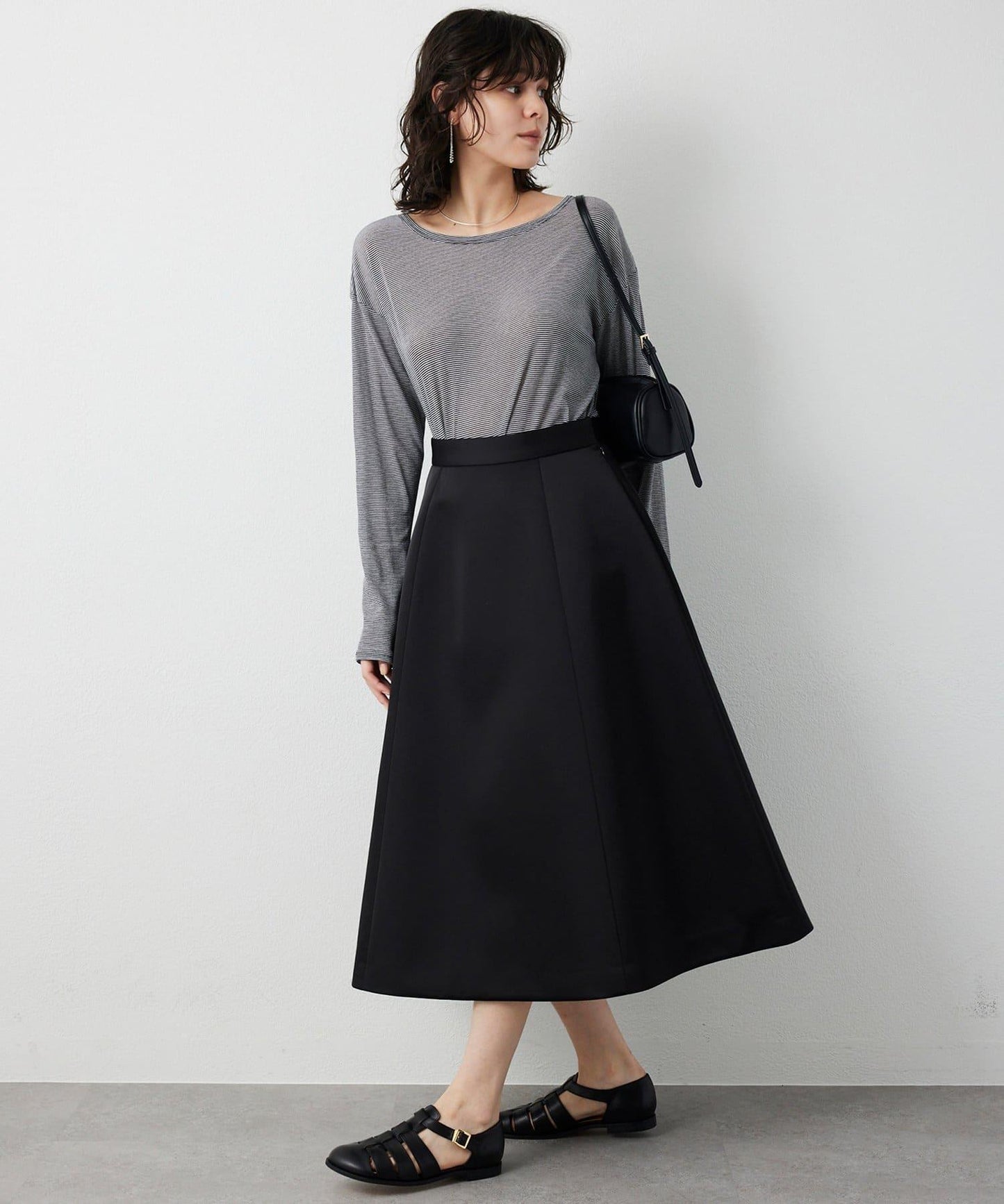 【THE PAUSE】透視羅紋長袖T恤