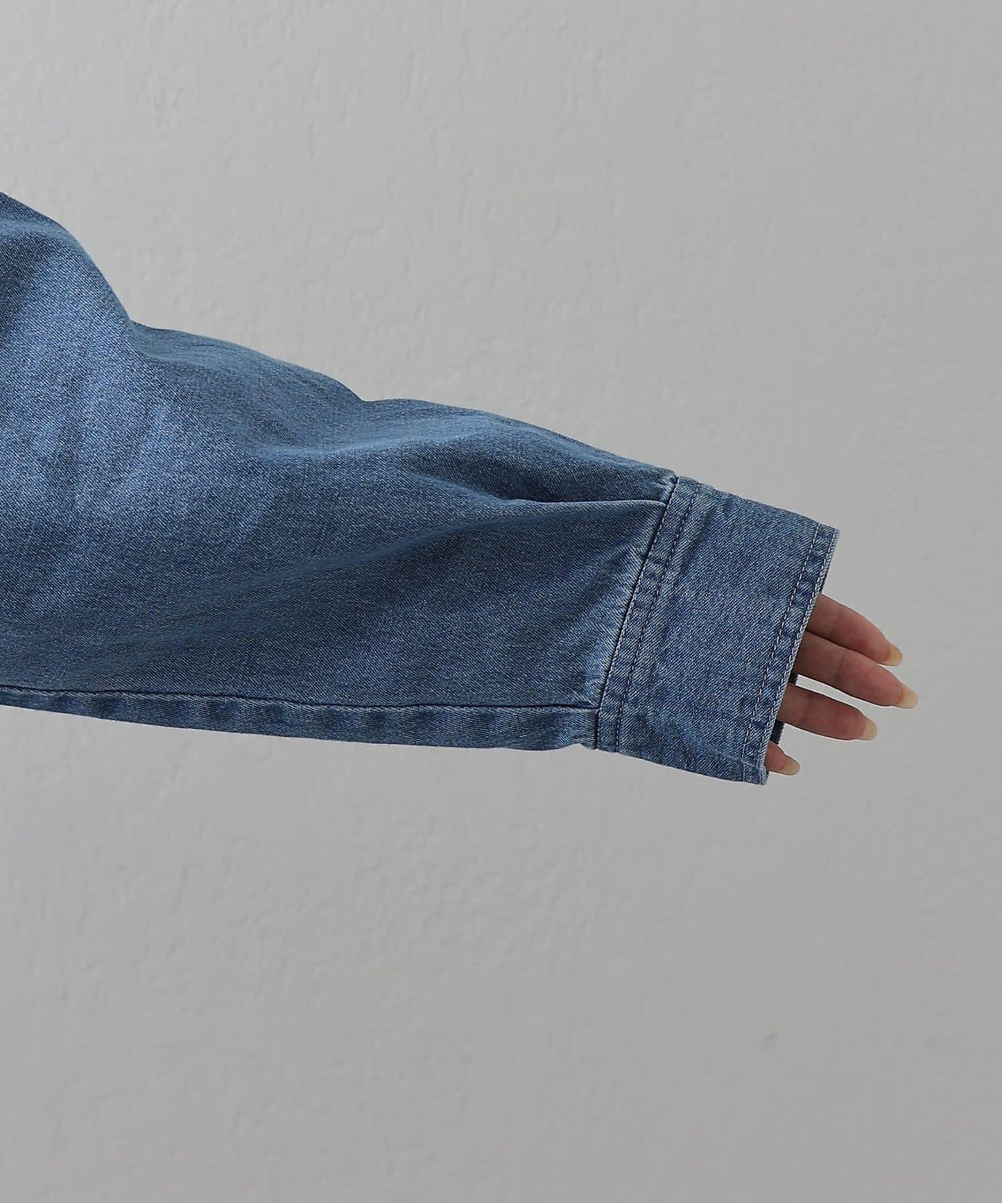 8盎司牛仔立領夾克