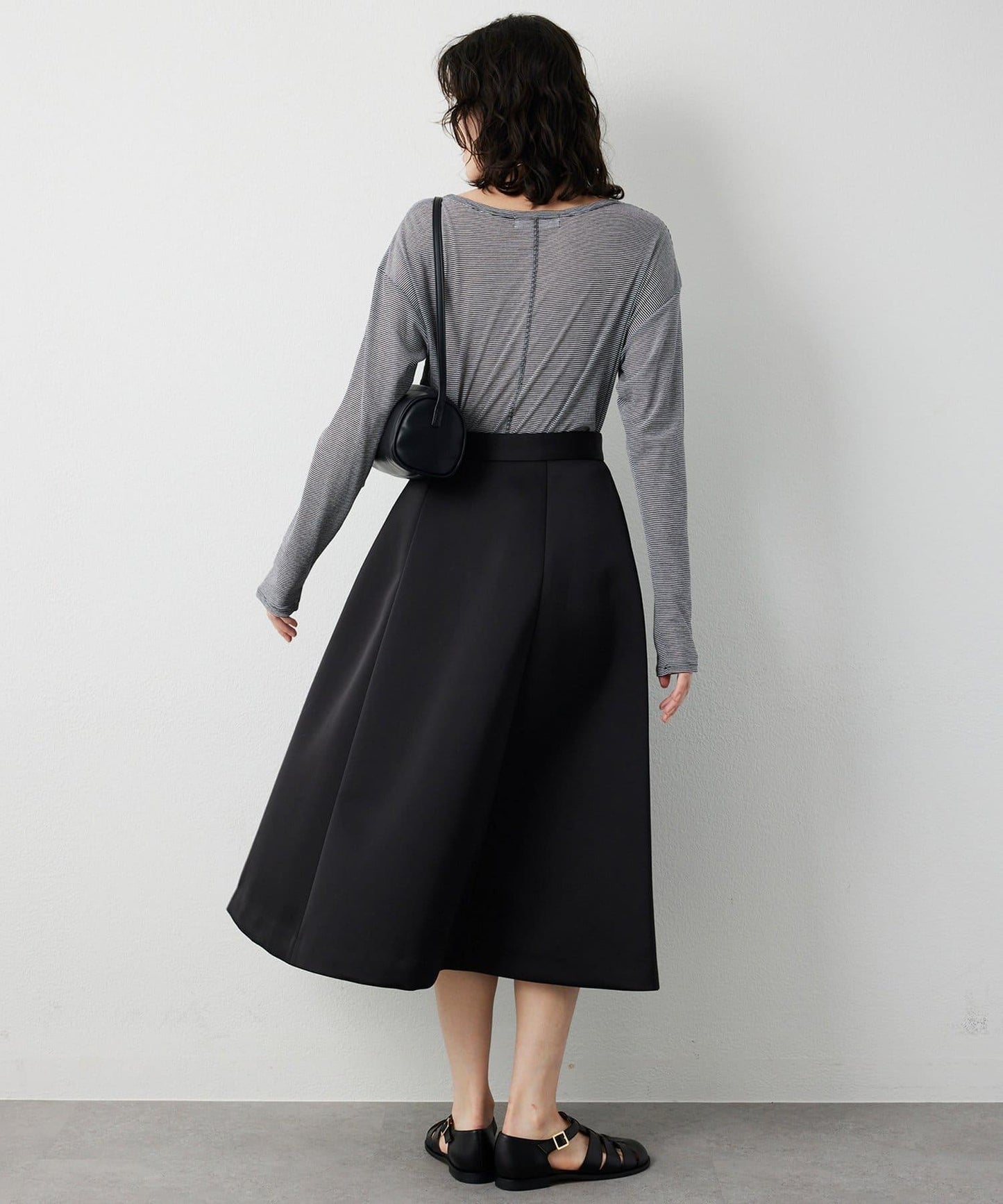 【THE PAUSE】透視羅紋長袖T恤