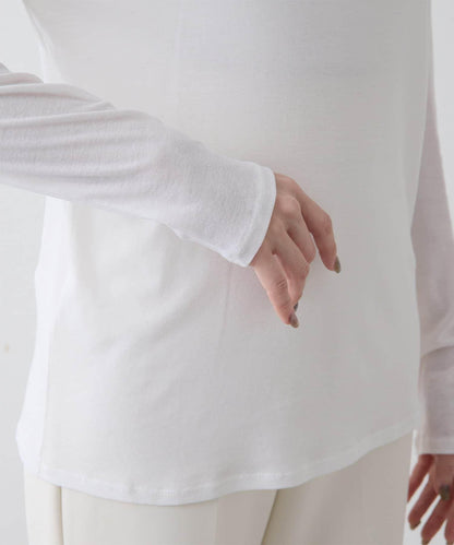 【THE PAUSE】透視羅紋長袖T恤