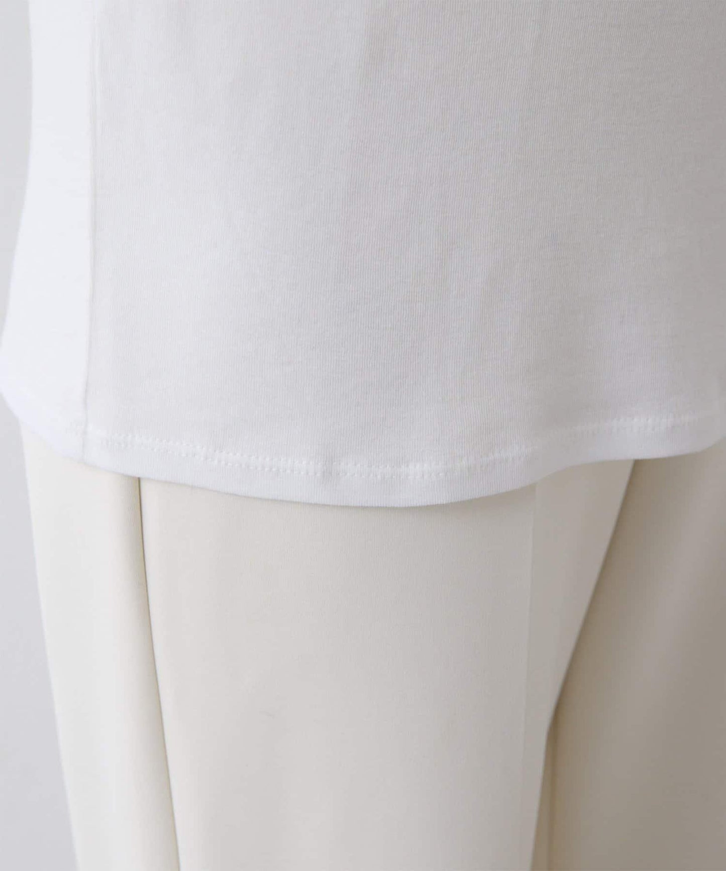 【THE PAUSE】透視羅紋長袖T恤