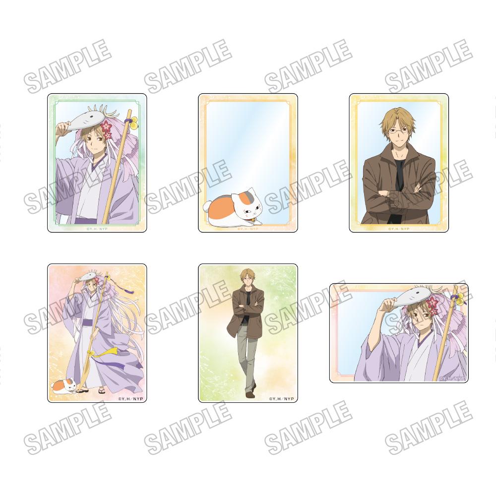 《夏目友人帳》全新繪製亞克力卡片收藏【月分祭ver.】【全套BOX／6個裝】