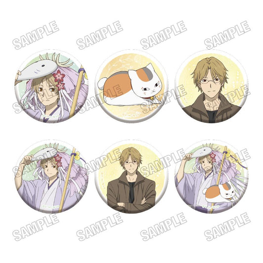 《夏目友人帳》全新繪製徽章收藏【月分祭ver.】【全套BOX／6個裝】