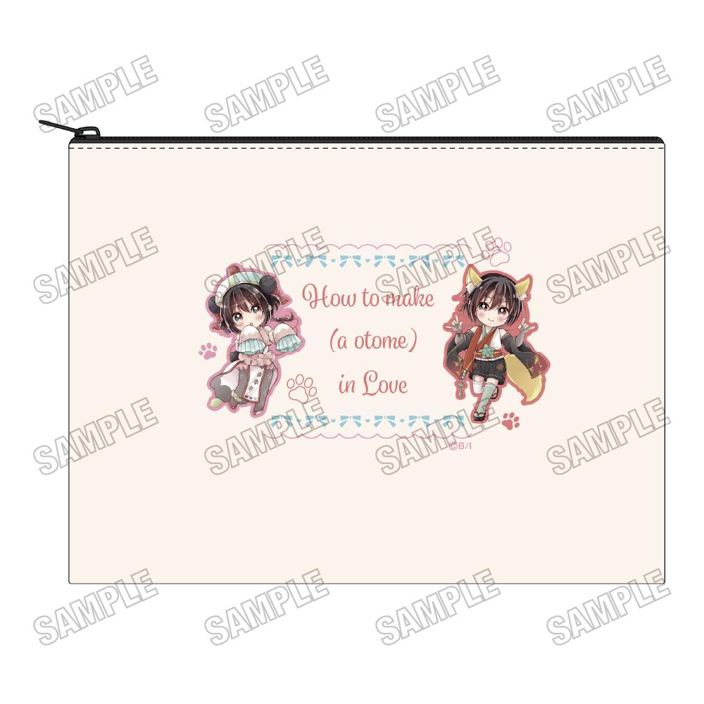 戀愛少女的原創插畫手拿包