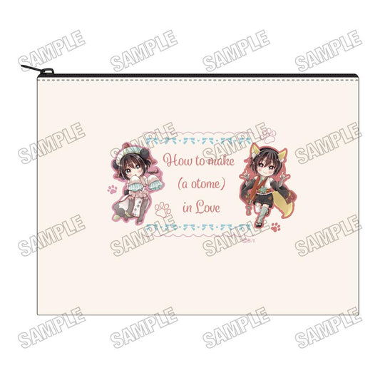 戀愛少女的原創插畫手拿包