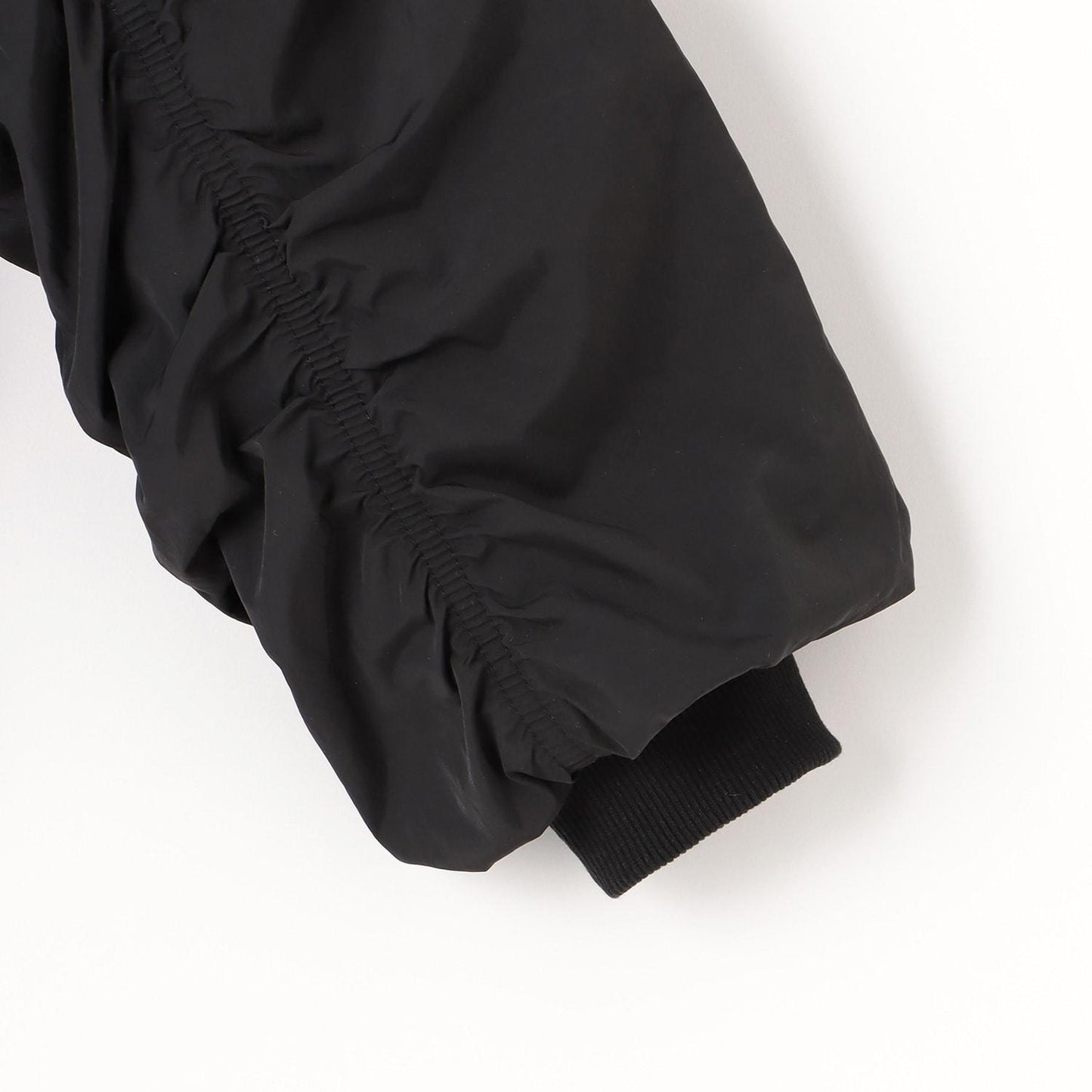 【Trois Lapins】袖部褶皺設計MA-1風格夾克