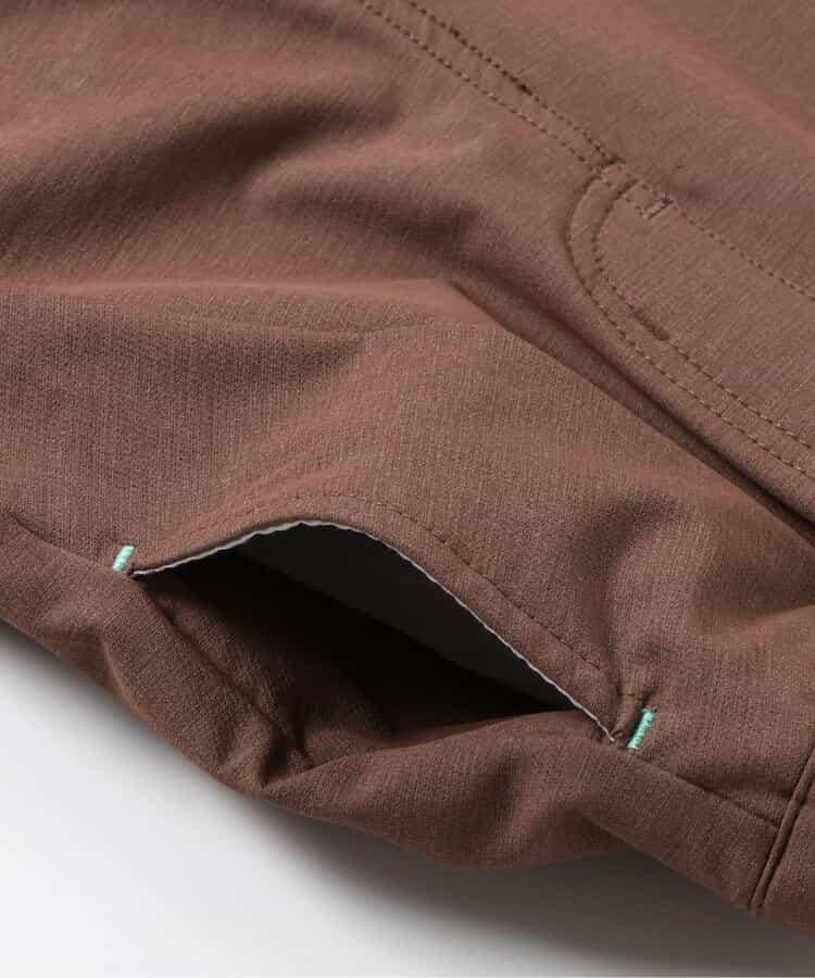 彈力褶皺長褲 10分長度