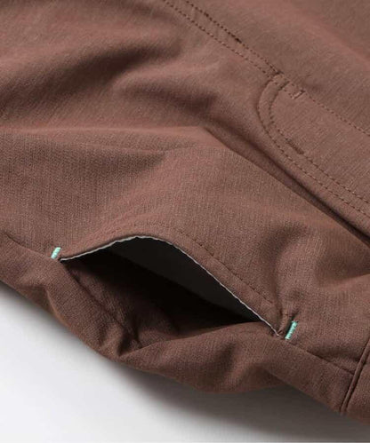 彈力褶皺長褲 10分長度