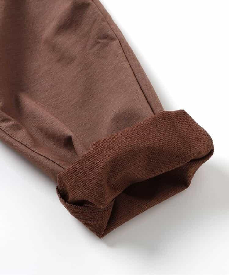 彈力褶皺長褲 10分長度