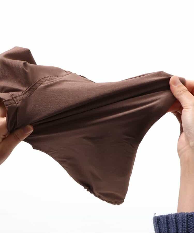 彈力褶皺長褲 10分長度