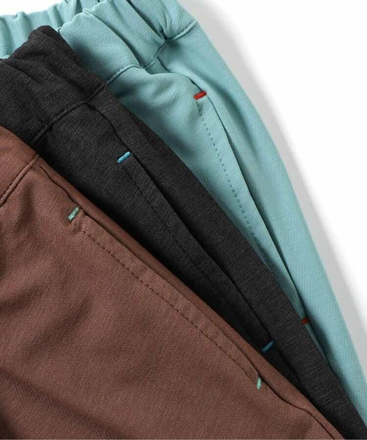 彈力褶皺長褲 10分長度