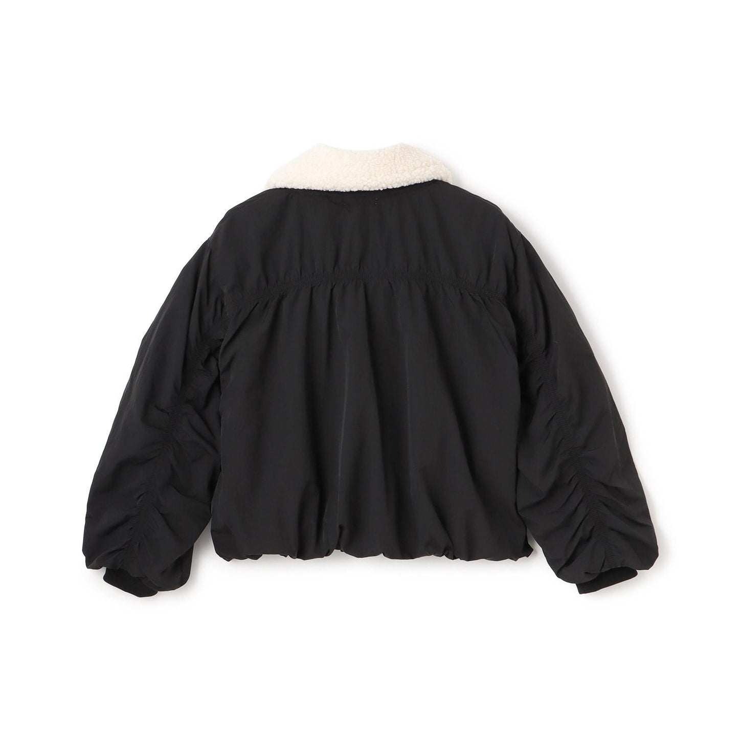 【Trois Lapins】袖部褶皺設計MA-1風格夾克