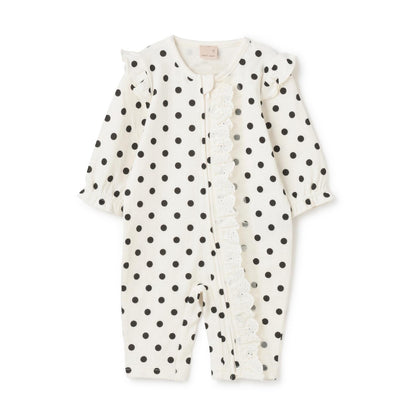 蕾絲荷葉邊連體衣