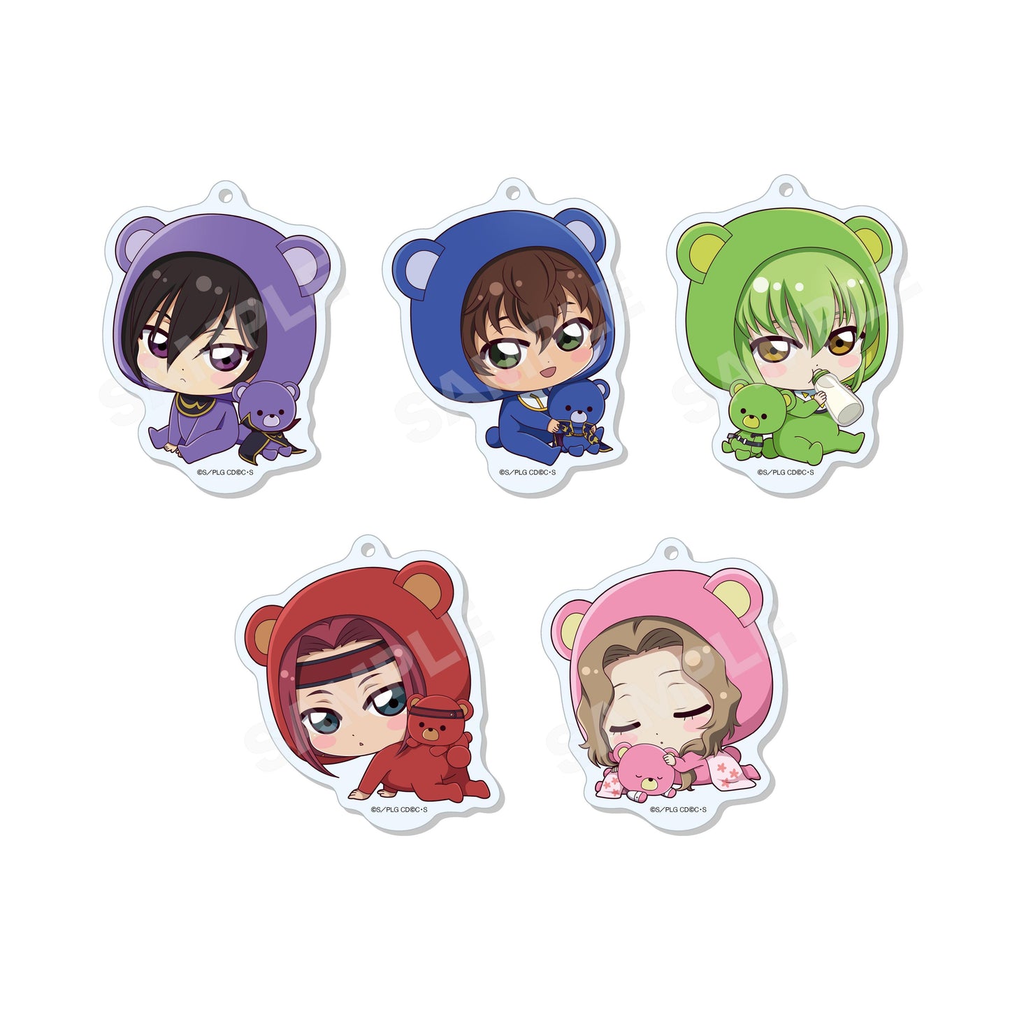 《反叛的魯路修》 ばぶme 立體亞克力鑰匙扣 /01 全10款 【全套BOX／10個裝】