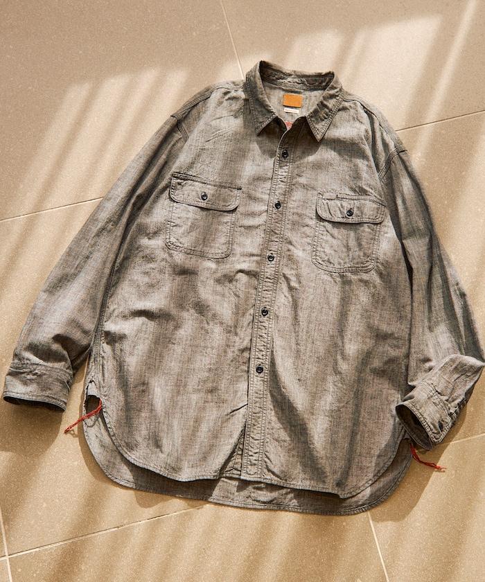 【日本製造】JAPAN色織布長袖襯衫