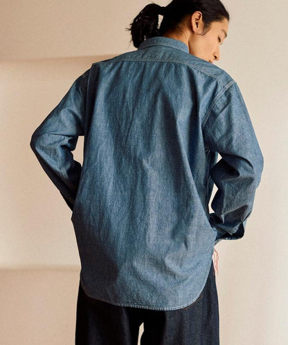 【日本製造】JAPAN色織布長袖襯衫