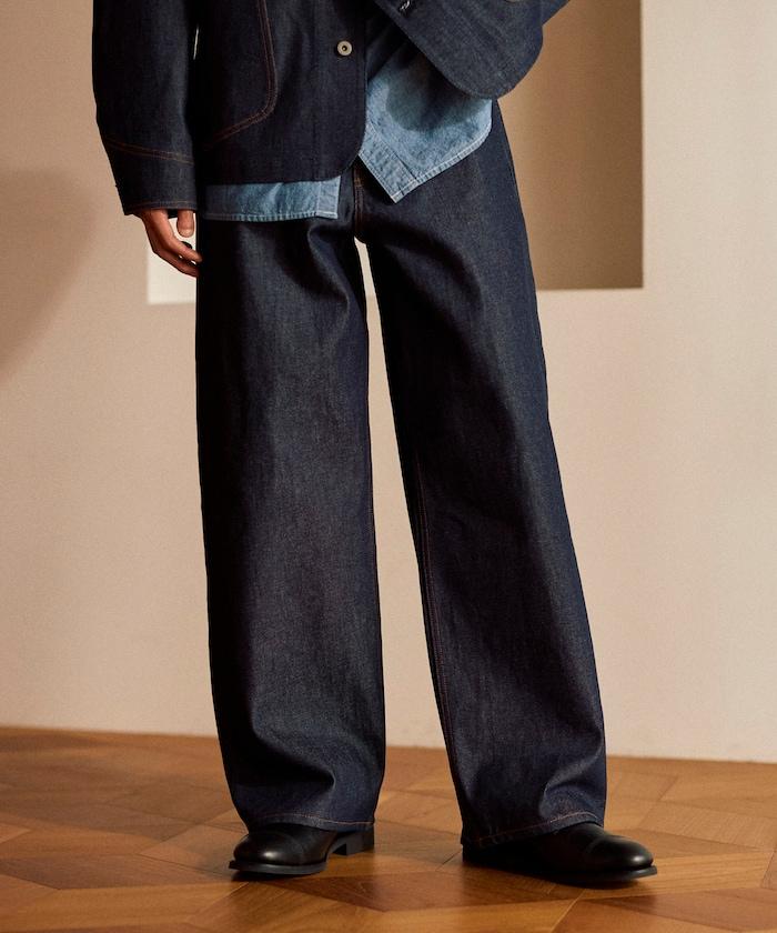 【日本製造】JAPAN DENIM寬鬆五袋褲