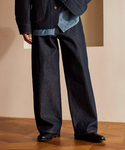 【日本製造】JAPAN DENIM寬鬆五袋褲