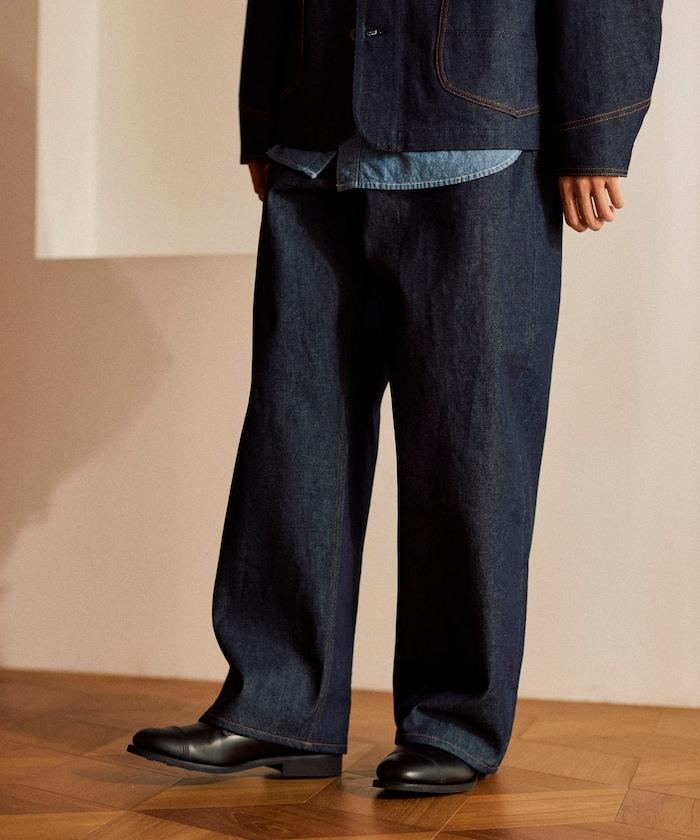 【日本製造】JAPAN DENIM寬鬆五袋褲