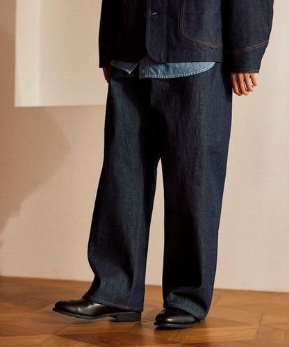 【日本製造】JAPAN DENIM寬鬆五袋褲