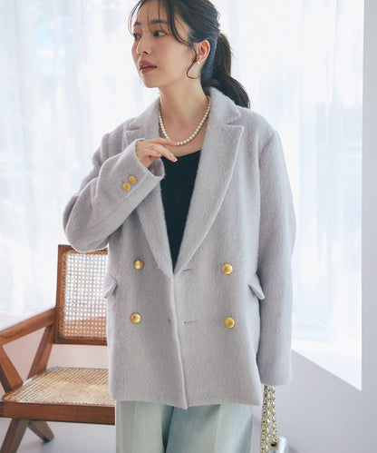 【輕盈舒適穿著感極佳！】毛絨短毛夾克