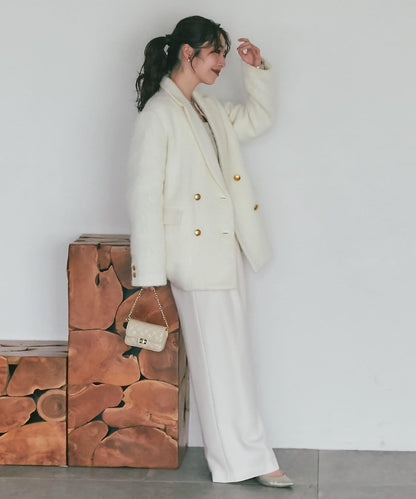 【輕盈舒適穿著感極佳！】毛絨短毛夾克