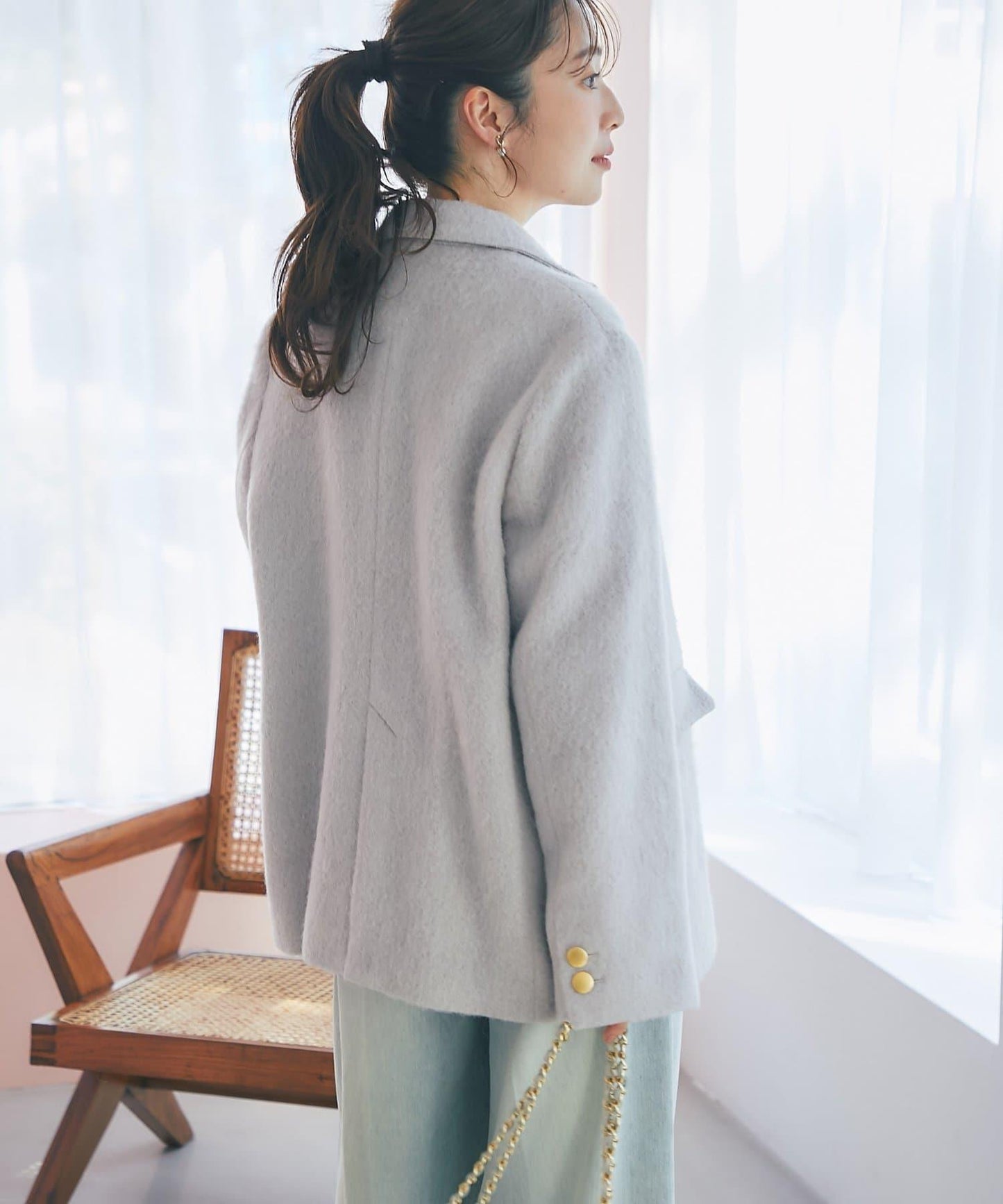 【輕盈舒適穿著感極佳！】毛絨短毛夾克