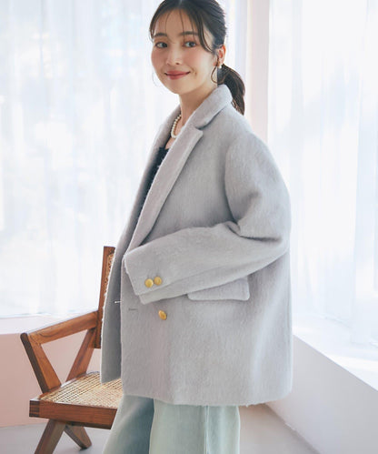 【輕盈舒適穿著感極佳！】毛絨短毛夾克