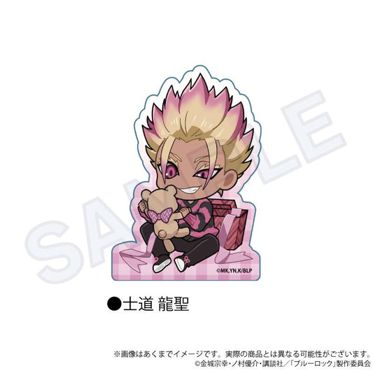 《藍色監獄》亞克力積木 禮物絲帶款 士道龍聖