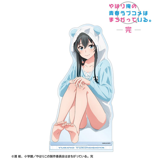 《我的青春戀愛物語果然有問題》 雪之下雪乃 動物居家服ver. 大號亞克力立牌