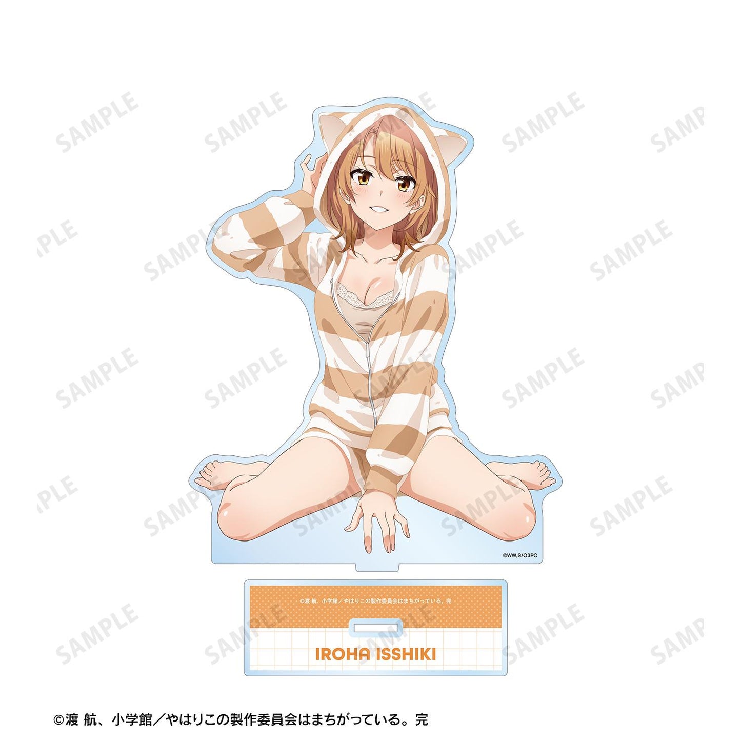 《我的青春戀愛物語果然有問題》繪製 一色彩羽 動物居家服ver. 大號亞克力立牌