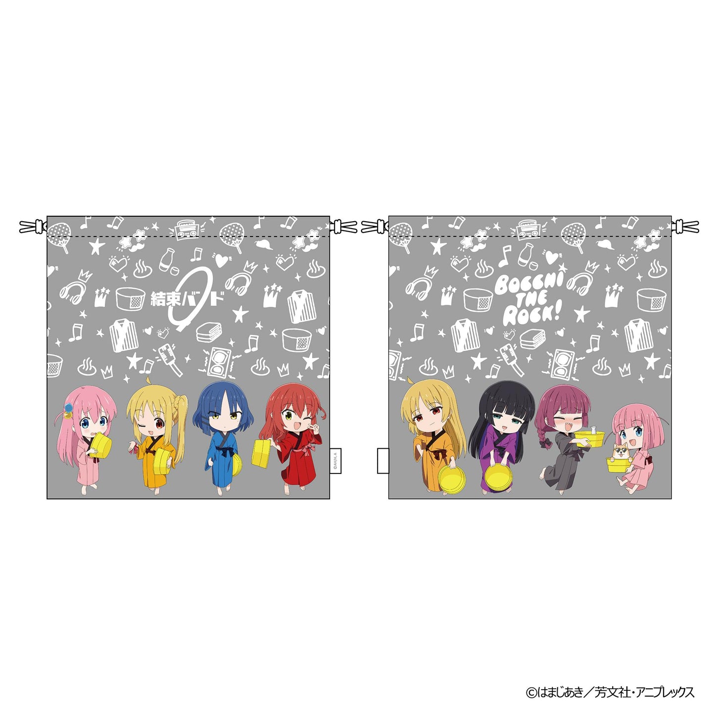 《孤獨搖滾!》浴衣溫泉束口袋