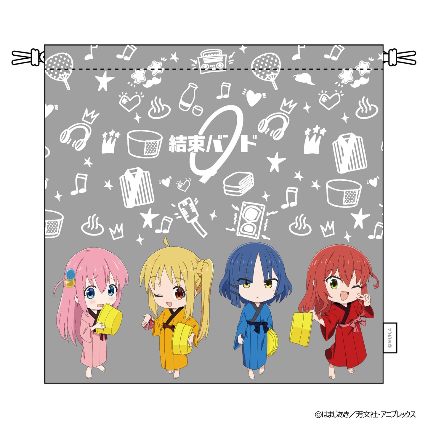 《孤獨搖滾!》浴衣溫泉束口袋