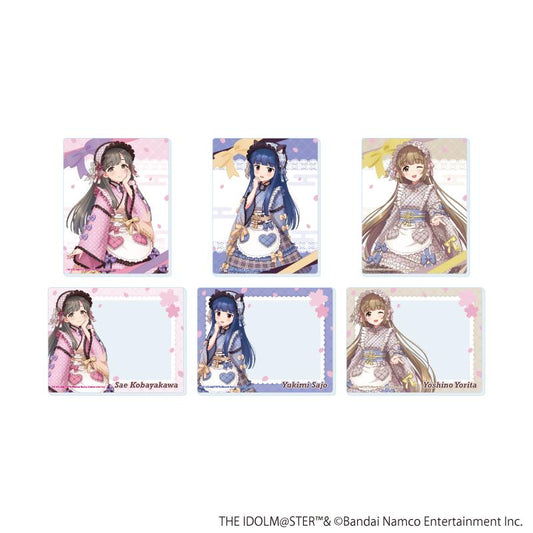 偶像大師 灰姑娘女孩 亞克力卡片05/和洋可憐ver. 全套（共6種）（全新繪製插畫）【全套/6個裝】