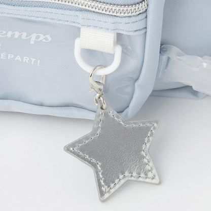 帶有飲料瓶收納的休閒單肩包