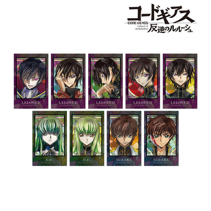 《反叛的魯路修》交易Aure Glass拍立得風格插畫卡（單位/整盒）【整盒/9枚入】
