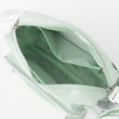 帶有飲料瓶收納的休閒單肩包