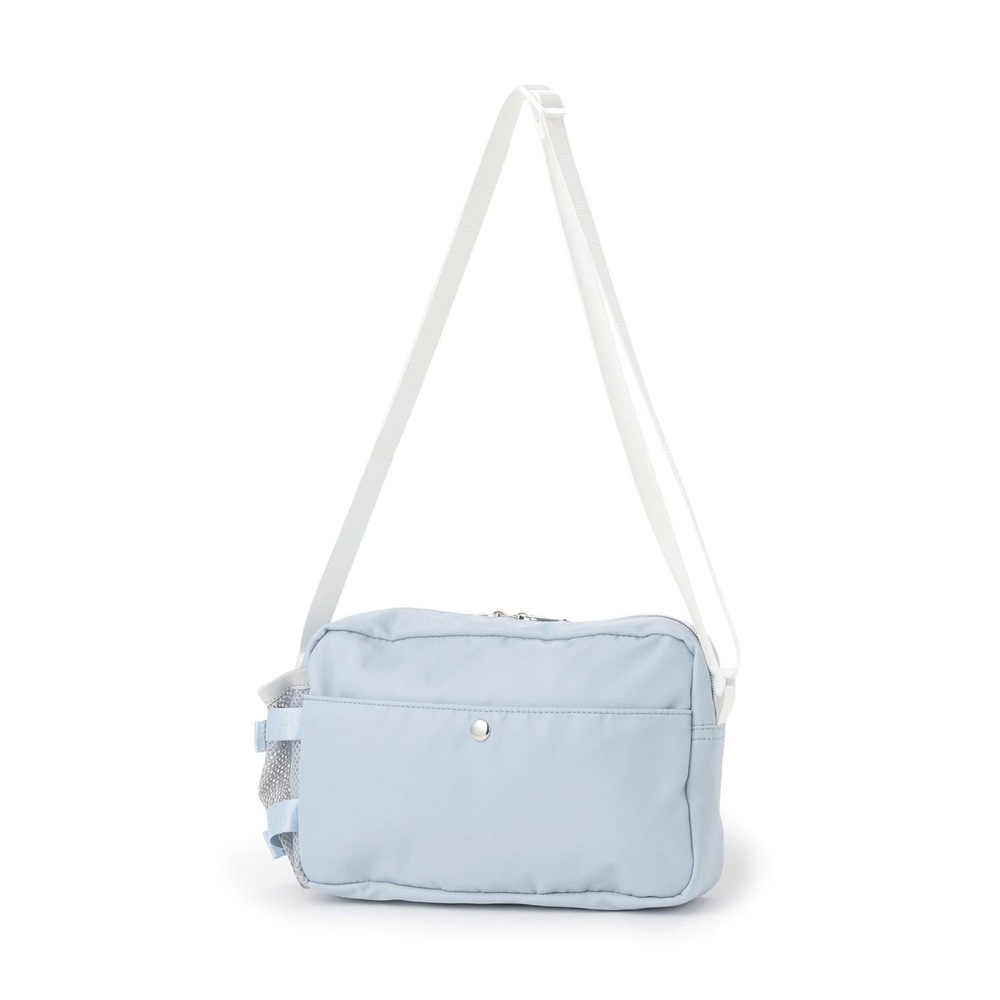 帶有飲料瓶收納的休閒單肩包