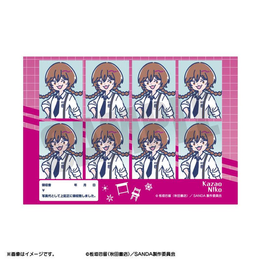 SANDA_復古流行證件照風格貼紙 風尾二胡