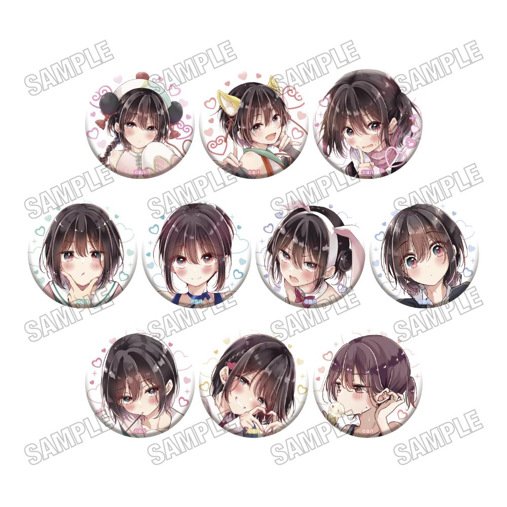 戀愛少女的養成方法_徽章收藏【vol.2】【全套BOX／10個裝】