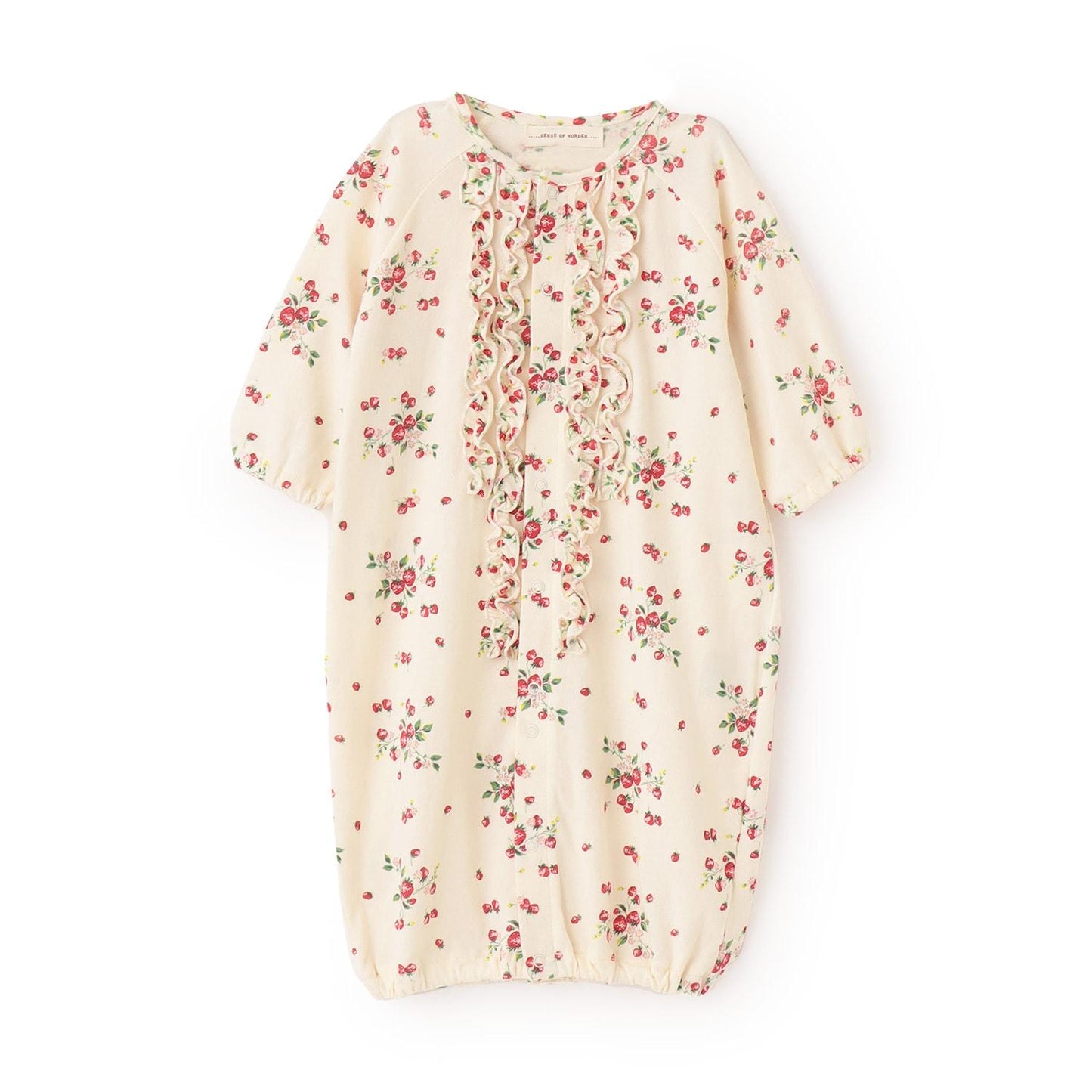 野草莓2WAY連體衣【有機棉】【日本製造】