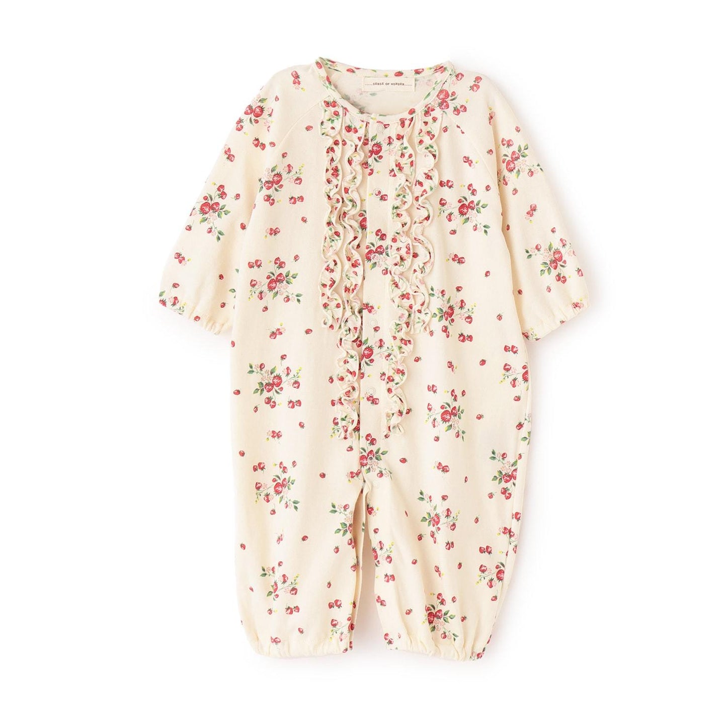 野草莓2WAY連體衣【有機棉】【日本製造】