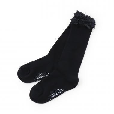 帶蝴蝶結高筒襪