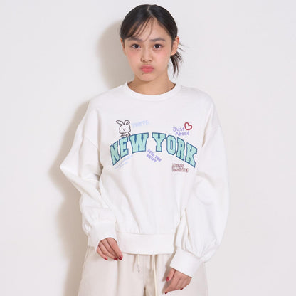 【7days】學院風圖案衛衣