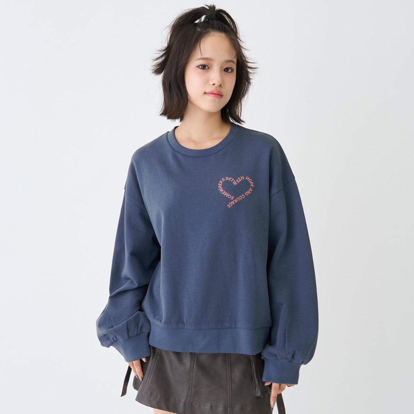 【7days】心形標誌衛衣